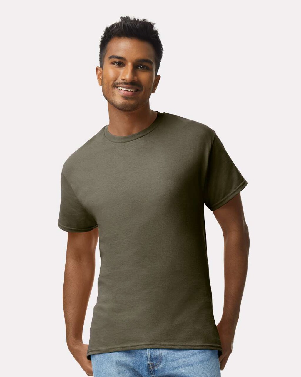 Gildan® Ultra Cotton Short Sleeve Crewneck T-Shirt 6 oz 100% US Cotton Classic Fit for Dyeing & Custom Apparel Design